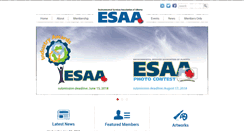 Desktop Screenshot of esaa.org