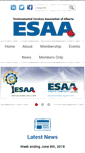 Mobile Screenshot of esaa.org