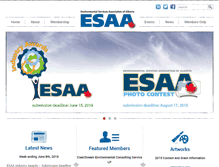 Tablet Screenshot of esaa.org