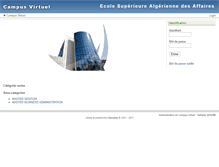 Tablet Screenshot of campus.esaa.dz